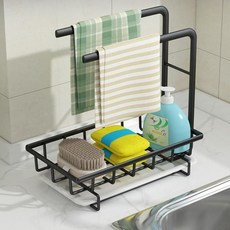 물빠짐 2단 행주걸이 수세미 선반 hes+7625Hb
