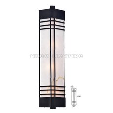 HUGO LIGHTING 壁燈，戶外304不鏽鋼沙黑色設計，適用於別墅庭院與外牆照明