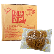 金雞牌鍋燒雞絲麵 Q彈麵條 湯頭濃郁 多種烹調方式 台灣道地風味 安心健康, 1個