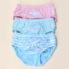 아트박스/프리미에팜 산리오캐릭터즈 시나모롤 여아 삼각팬티 3매세트 1호