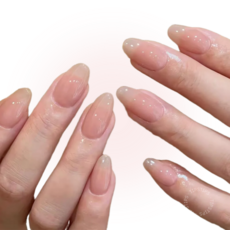 팁스팁스 스킨누드 시럽 네일팁 글로시 광택 젤네일, 1개, ONE