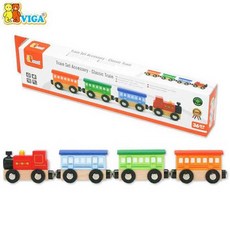 원목장난감 VIGA 원목 자석 기차 4종세트 ers*209vQ, 본상품선택, 1