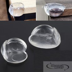 모나카러버 투명 모서리 보호대 원형 실리콘모서리보호대, 소