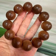 印度 邁索爾 老山檀 圓珠 手串 2.0 虎皮紋 黑肉, 如圖, 1個