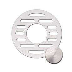 원형 하수구트랩 화장실 세탁기 덮개 스테인레스 배수구 112mm, 82mm