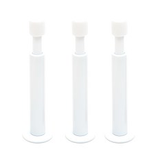 纖薄彈簧門擋 白色, 3個