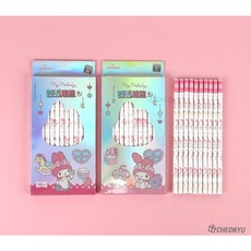 린디나 마이멜로디 10본 연필세트, 1팩, 랜덤