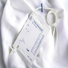 소변백 유린레그빽 Urine Leg Bag 2000ml (HS-U2000) 소변통 오줌주머니 소변봉투 환자소변통, 낱개(K32001), 1개