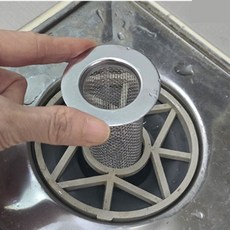 요이랑 미니 스텐 배수구망 욕조배수구, 2.5 x 4cm