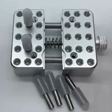 1개 범용 미니 드릴 프레스 바이스 클램프 테이블 벤치 바이스 보석 시계 수리 클립 DIY 조각 공예 조각 도, 01 1pcs, 01 빠른  Mainland, 01 실버, 1