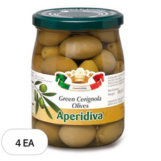 마다마 그린 체리뇰라 올리브 575g, 4개