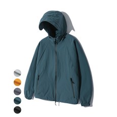 트릴리온 디비전 나일론 후드 집업 윈드브레이커 자켓 GREEN 136510