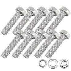 유스툴 스텐 육각 나사 볼트 너트 와셔 포함 SUS 서스 304, 1팩, 18mm, M6