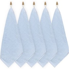 쥬련제작소 40수 코마사 고리수건, BlueColor, 50개