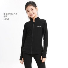 훈련 피겨복 레깅스 바지 스케이트 연습복 피겨스케이팅, 1개, 블랙 상의