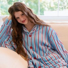 티세르 uni 플러피 극세사 커플 긴팔 수면 잠옷 상하세트 182895