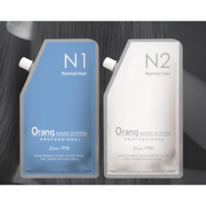 오랑헤어매직약 다운펌약 잔머리펌 열펌약 건강모전용 500mm, 1개, 500ml, 건강모 N