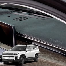 디 올뉴 싼타페MX5 DUB 레더에디션 가죽 차량용 논슬립 대쉬보드커버, 브라운, 더뉴싼타페/20년7월~23년7월/HUD무/HH149