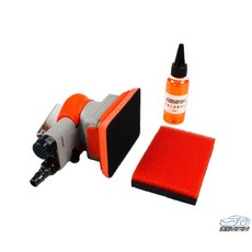 【逸品汽車百貨】專業型 氣動玻璃除油膜機 玻璃除油膜 氣動除油膜 方形氣動研磨機 除油膜機 玻璃拋光機, 1個, 50ml