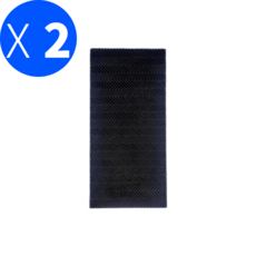 지그재그 5.5mm 우레탄 아웃솔 밑창 수선 재단판 2개 세트, 1세트, 블랙