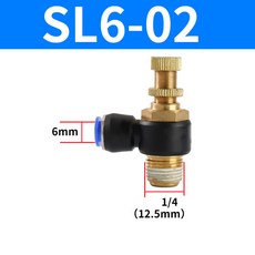 공압 피팅 파이프 커넥터 튜브 공기 퀵 워터 푸시 호스 커플링, A. 10pcs, 5. SL6-02