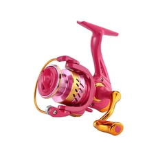 LINNHUE 낚시 릴 HM1000-7000 스피닝 릴 8kg 최대 드래그 릴 낚시 5.2:1 속도 금속 스풀 볼 그립 코일 낚시 릴, 흠(메탈 그립), 4000 시리즈