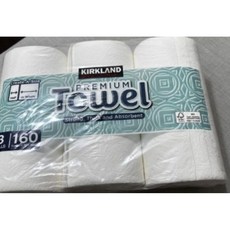 科克蘭Kirkland特級廚房紙巾 Create-A-Size 160張/卷 3卷, 1套, 6捲一組, 6個裝