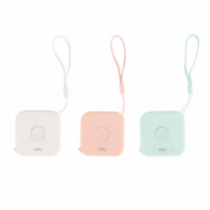 델리 피팅 파스텔 미니 줄자 2M 79652, 핑크, 핑크