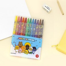 KF 카카오프렌즈 12색 색연필_페이스, 1세트