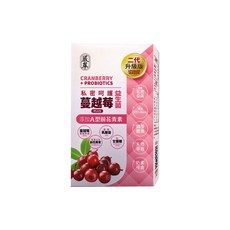 嚴萃 蔓越莓益生菌 添加A型前花青素, 1個, 30份