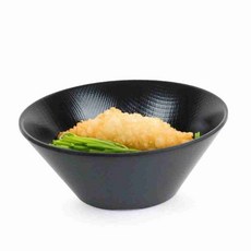 바이오 블랙체크 업소용 국그릇 면기 9호 면기볼