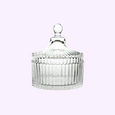 메리고 라운드 캔들 용기 240ml 부케말리기 다용도 유리병, 1개