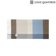 [백화점 정품] 25FW 루이까또즈 LOUIS QUATORZE SA-1CMC220BU캐시미어 머플러 노벨티 블루