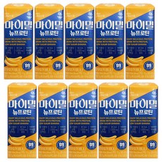 마이밀 뉴프로틴 바나나맛 10팩 고단백 영양음료, 190ml, 10개