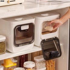 DFMEI 櫥櫃米桶密封防蟲防潮裝米缸米箱麪粉儲存罐大米收納盒, 1個, 參考詳情