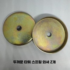 전동 삼륜차 판스프링 후방 서스펜션 스프링 쇽업소버 부품, 1_두꺼운타워스프링와셔2개, 2개