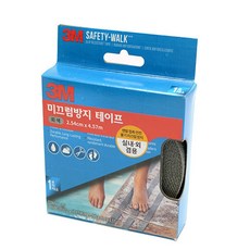 머스트템 3M 미끄럼방지 테이프 그레이 2.54cm x 4.57m 논스립