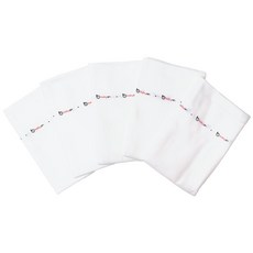 베이비앙 국내산 무형광 신생아 아기 유아 순면 사각 천기저귀 대형 5장 (4면봉제), 혼합 색상, 1개