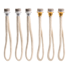 6pcs 촉매 심지 교체 오일 램프 심지 교체 심지 촉매 공기 제어 촉매 버너 램프 심지, 그림처럼