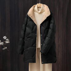 담다미 여성용 빅사이즈 경량 누빔 패딩 점퍼 자켓 H05