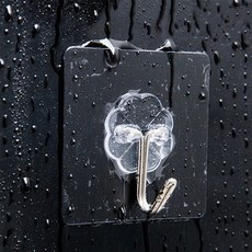 入門鑰匙收納鋼琴鍵墻上壁掛鑰匙收納架臥室墻麵不佔空間入戶玄關, 1個, 透明掛鈎丨