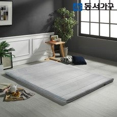 동서가구 EZ매트 MND 벨로아 라텍폼스 토퍼 슈퍼싱글 SS 매트리스 DF627402, 101줄무늬, 그레이