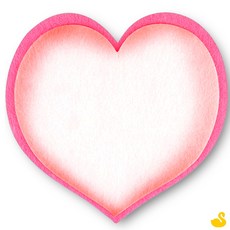 GOS 펠트게시판 펠트환경판 하트판 분홍 미술만들기