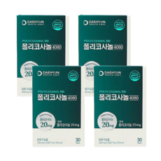대현헬스케어 폴리코사놀 4080 콜레스테롤 피로개선, 4개, 30정