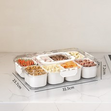 VV CASA 냉장고정리함 음식 보관용기, 1개