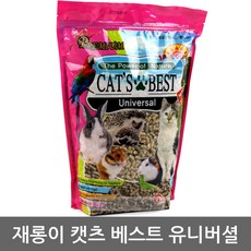 팜파크 재롱이 캣츠 베스트 유니버셜 우드펠렛 5L 고양이모래, 1개