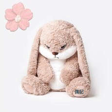 網紅爆款丟丟兔毛絨玩具兔子公仔小兔子網紅安撫玩偶禮物外貿批發, 1個, 30cm:如圖