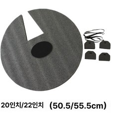 드럼 소음 흡수 드럼매트 충격 타악기 방음 방진매트, 드럼 소음 방지 매트 5드럼 4심벌 호환, 1개