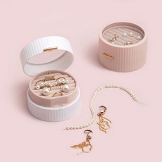 악세서리 쥬얼리 보석 원형 귀걸이 반지 2단 보석함_JNJ imj110aN