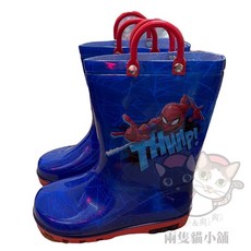 蜘蛛人男童雨鞋 防水耐磨止滑 台灣製正版授權